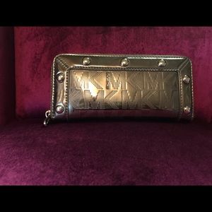 Silver studded Michael kors wallet